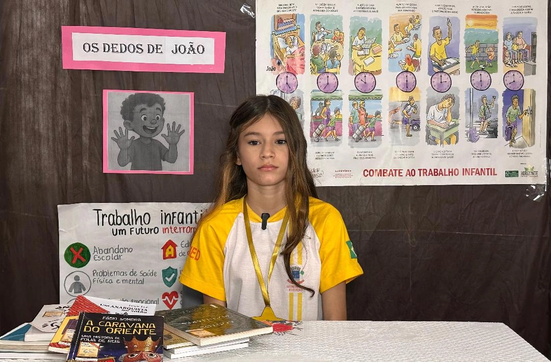 Aluna de Oeiras conquista etapas municipal e estadual do Prêmio MPT na Escola 2025