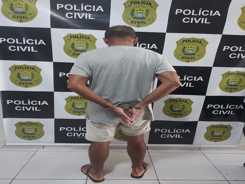 Polícia Civil de Oeiras cumpre mandado de prisão contra acusado de estupro de vulnerável