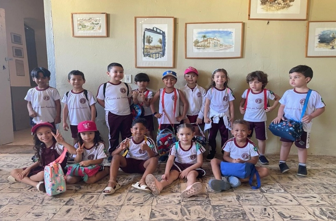 Infantil I do Colégio Paulo Freire encerra temática “Infância com Arte” com visita ao Solar das Doze Janelas