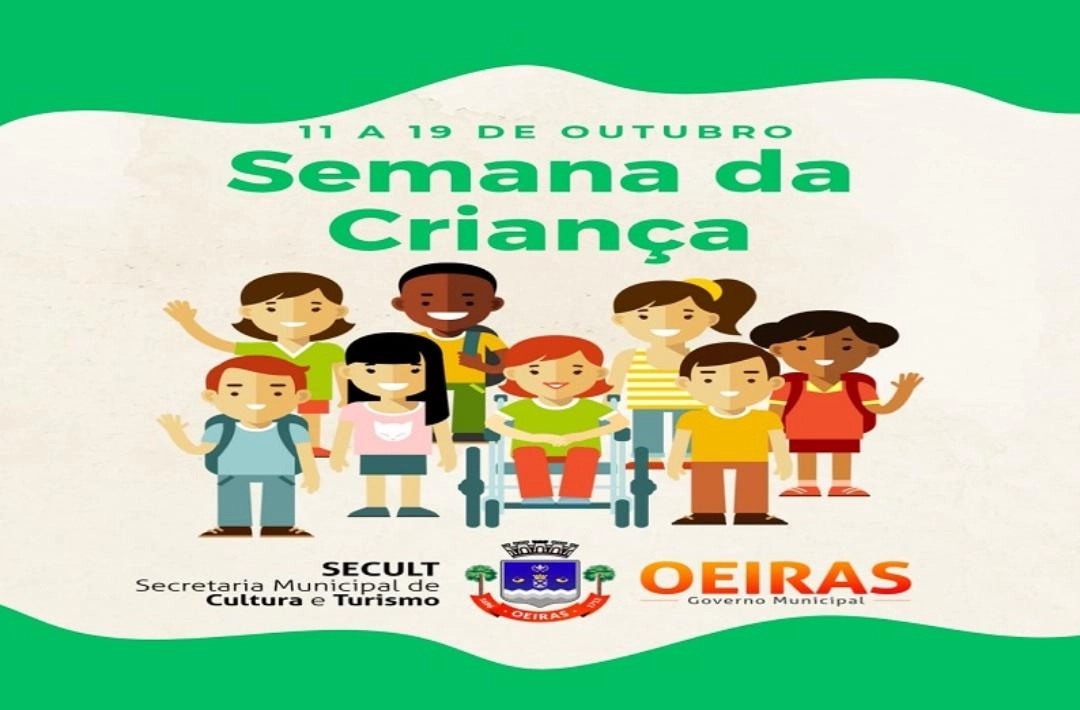 Secretaria de Cultura realiza Semana da Criança com arte, lazer e fé em Oeiras