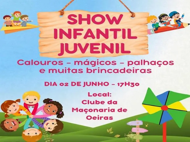 Festival Infantil Juvenil promete uma tarde de muita diversão em Oeiras