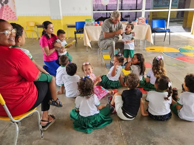 Secretaria de Saúde de Colônia do Piauí realiza atividades no Dia D Mais Saúde Bucal nas Escolas