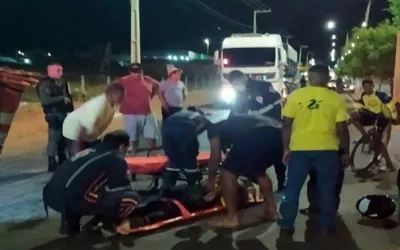 Homem fica ferido após colidir com cachorro em acidente de moto em Oeiras