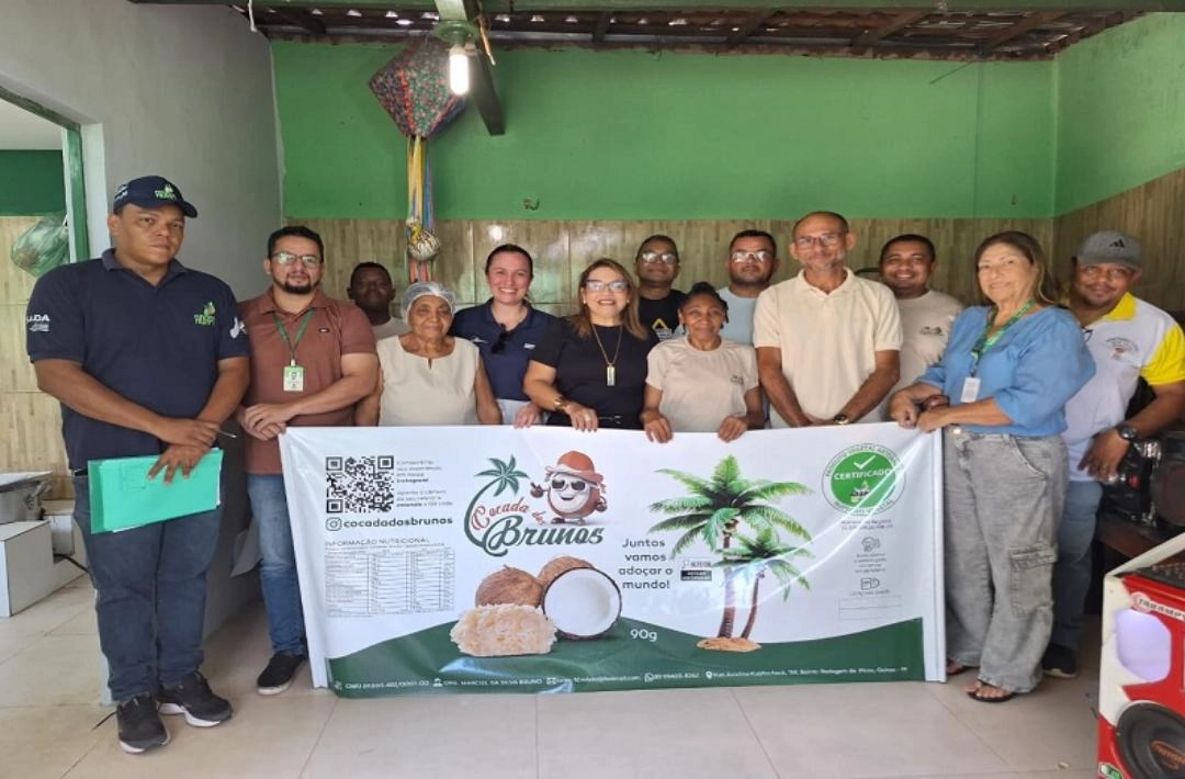 Cocada dos Brunos recebe visita técnica e apresenta novos produtos em desenvolvimento em Oeiras