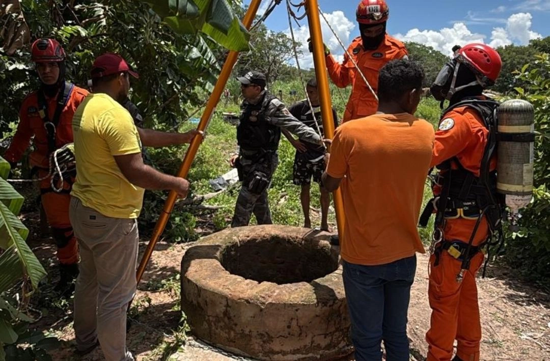 Dois filhos são suspeitos de matar o pai e ocultar corpo em poço em Bertolínia
