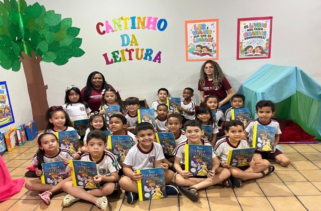 Alunos do Infantil II iniciam atividades da Festa da Leitura 2026 com A Bela e a Fera