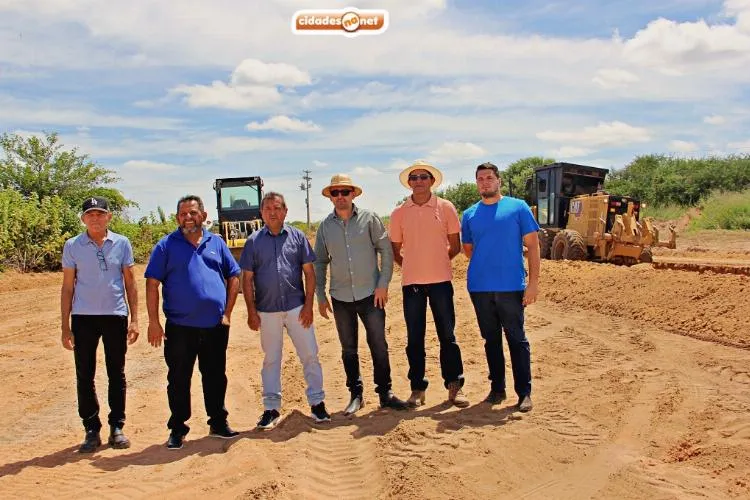 Obras de acesso ao povoado Carquejo tem inicio em Belém do Piauí