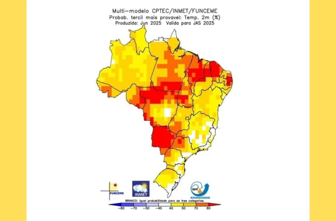 Piauí terá calor acima da média e baixa umidade no B-R-O Bró, aponta Semarh