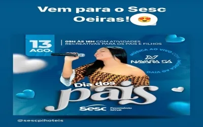SESC Oeiras celebra o Dia dos Pais com programação especial repleta de afeto e diversão