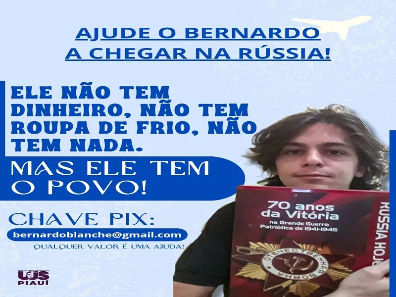 Oeirense representará o Brasil e o Piauí no Festival Mundial de Juventude na Rússia