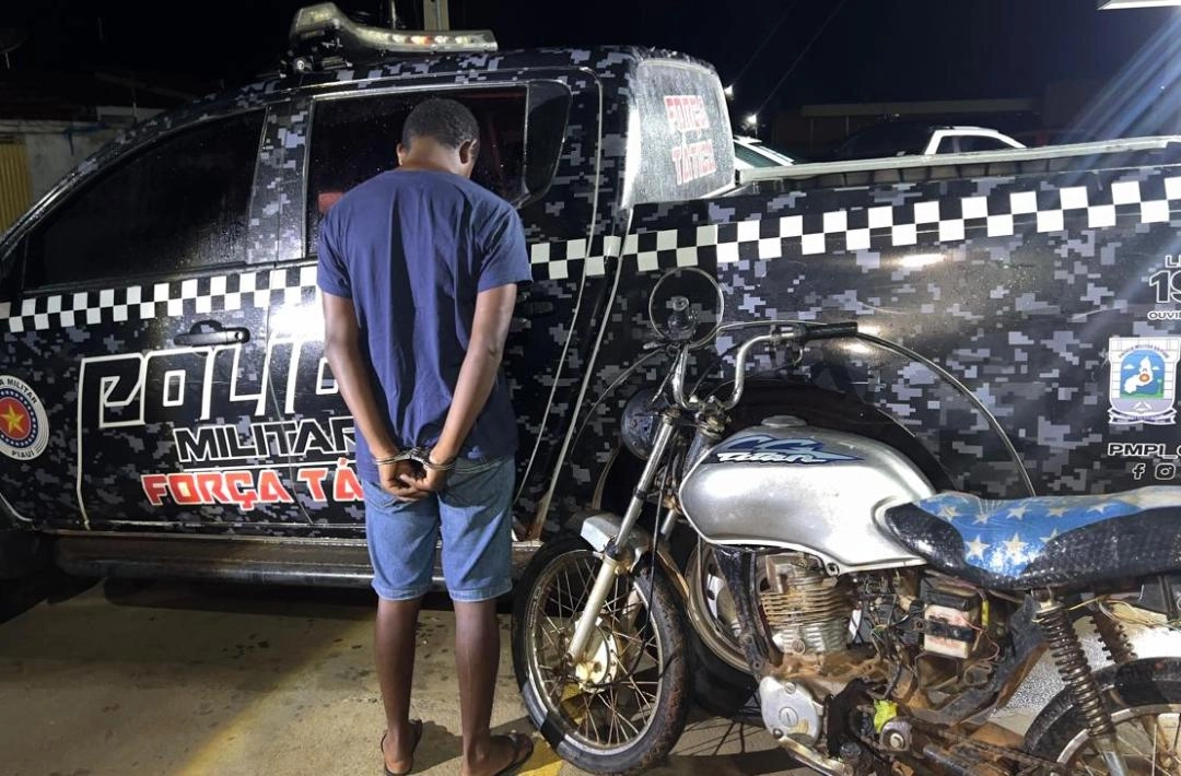 Polícia Militar de Simplício Mendes prende acusado de homicídio em Capitão Gervásio Oliveira 