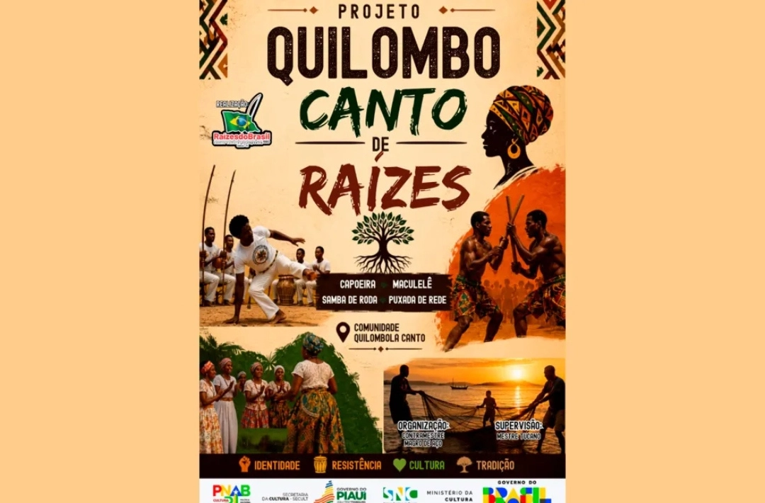 Projeto Quilombo Canto de Raízes é lançado em comunidade quilombola de Oeiras e fortalece tradições culturais