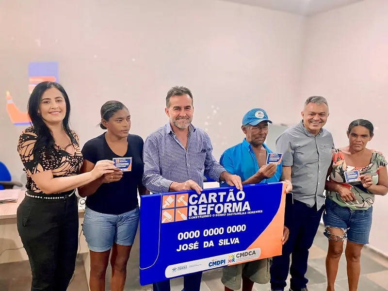 Prefeitura beneficia mais 20 famílias com crédito para compra de material de construção em Oeiras