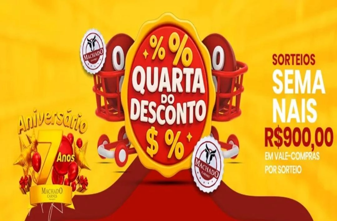 Quarta do Desconto na Machado Carnes: ofertas imperdíveis só nesta quarta!