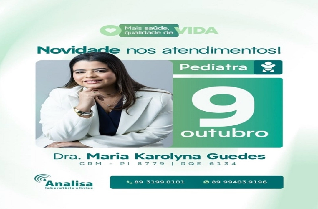 Analisa Clínica Médica passa a oferecer atendimento com pediatra a partir de 9 de outubro