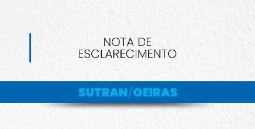 Nota de esclarecimento - SUTRAN