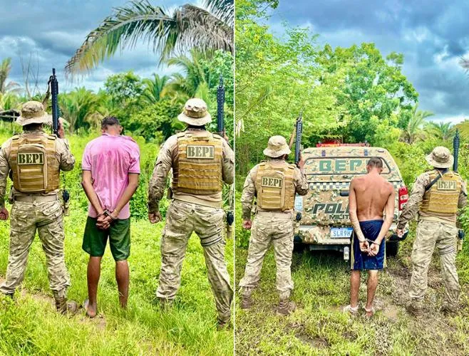 Presos suspeitos de invadir casa de empresário e manter família refém; dupla enterrou objetos