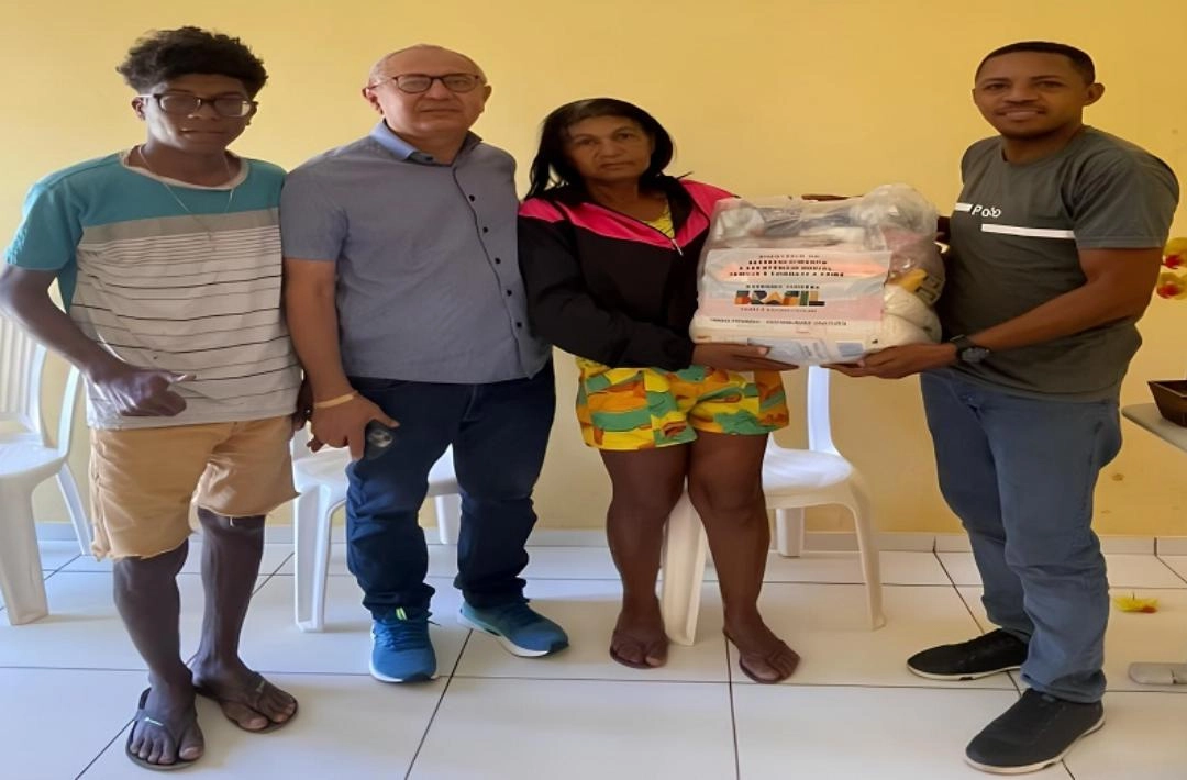 Famílias em vulnerabilidade social de São Miguel do Fidalgo recebem 342 cestas básicas