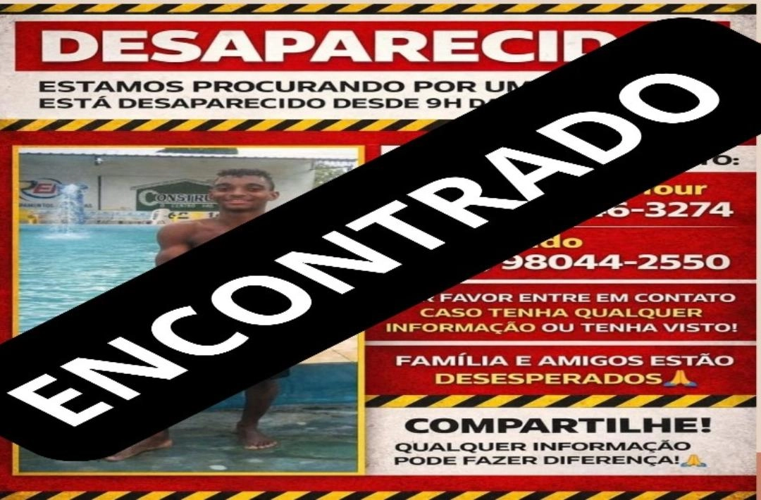 Família do Canto Fazenda Frade procura por jovem desaparecido em Oeiras