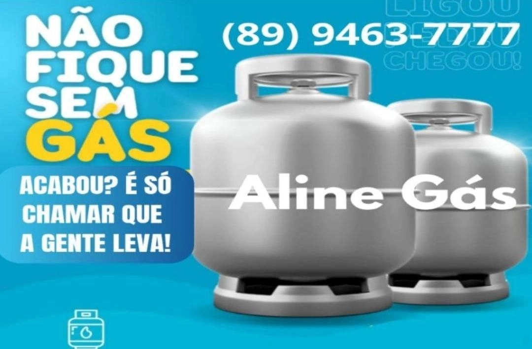 Ficou sem gás? Aline Gás entrega na hora