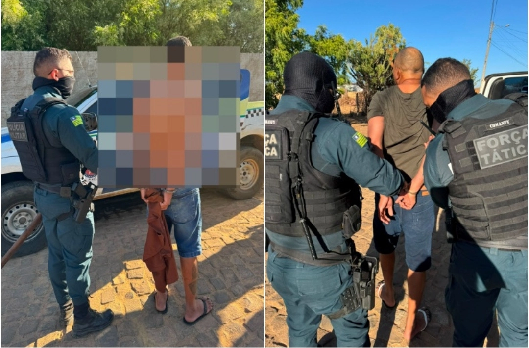 Polícia cumpre 13 mandados por tráfico e prende dois suspeitos no Sul do Piauí