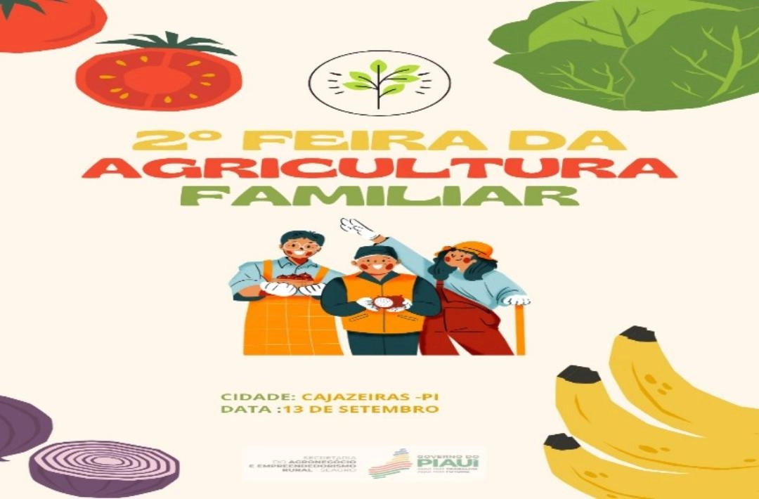 Cajazeiras recebe 2ª Feira da Agricultura Familiar neste sábado, 13