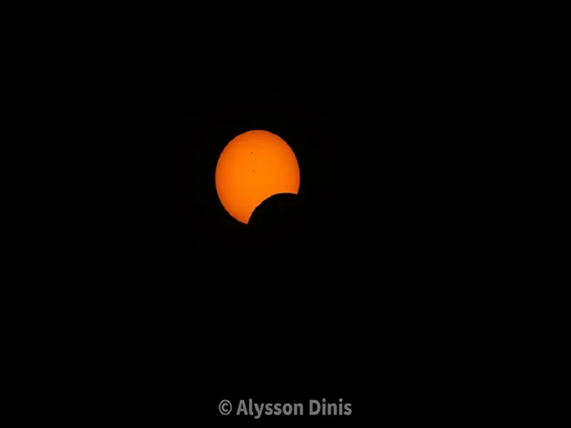 Fotógrafo piauiense relata experiência ao registrar eclipse em Oeiras: