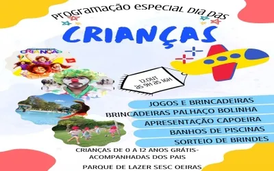 SESC Oeiras com programação especial neste Dia das Crianças