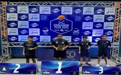 Israel Júnior e o CTMO de Oeiras brilham em vitória no Challenge Plus de Tênis de Mesa