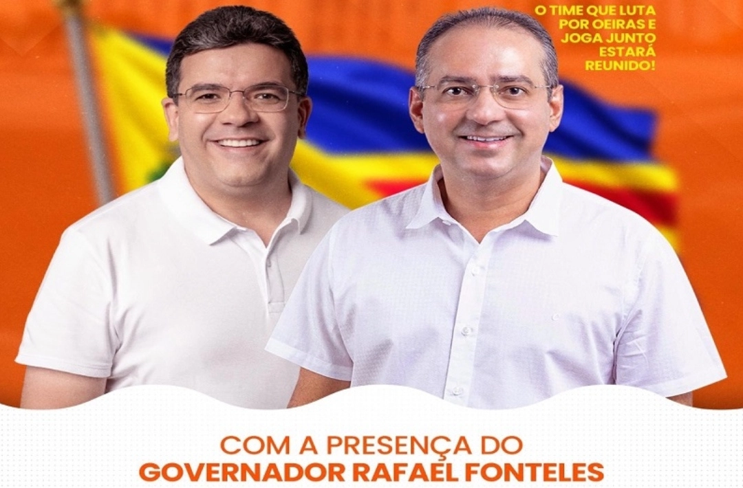 Time do Dr. Hailton realizará comício com Rafael Fonteles e Marcelo Castro nesta sexta-feira em Oeiras