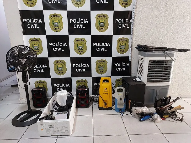 Polícia Civil realiza operação contra receptação e tráfico de drogas em Oeiras