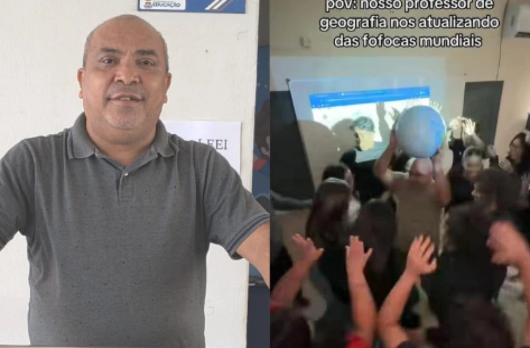 Professor oeirense viraliza com vídeo em terceirão de Santa Catarina e alcança 4 milhões de views