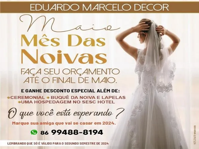 Eduardo Marcelo Decor com benefícios exclusivos para um casamento dos sonhos