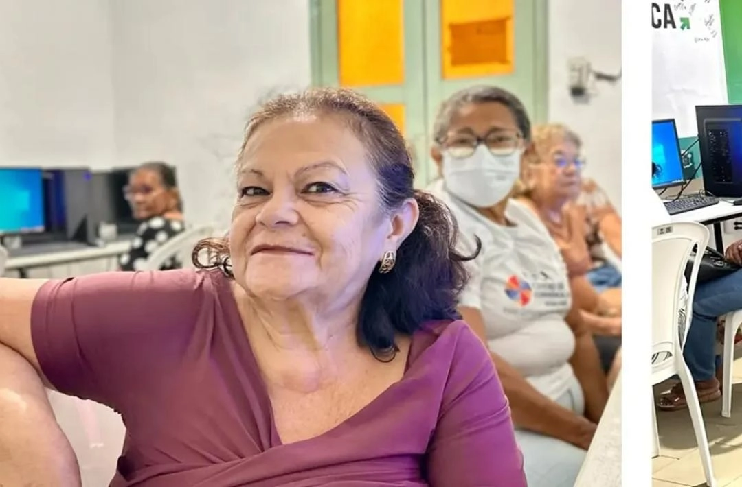 Curso de informática básica amplia inclusão digital para idosos em Oeiras