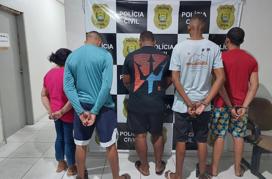 Cinco prisões por tentativas de homicídio são efetuadas em operação da Polícia Civil em Oeiras