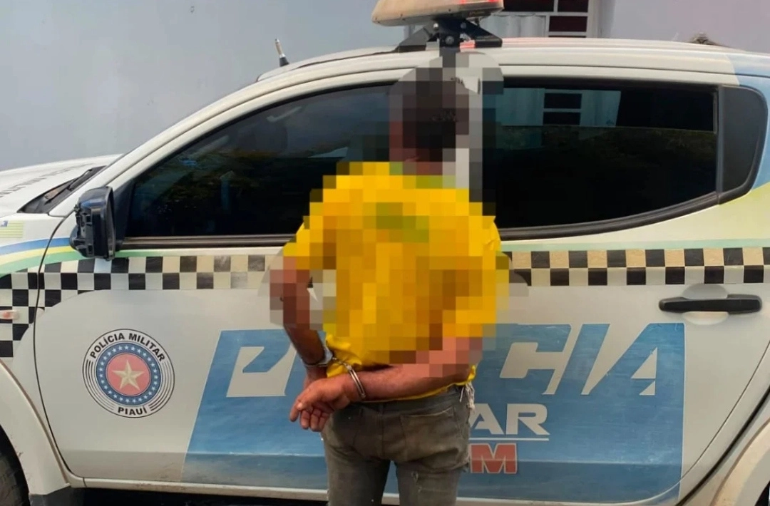 Homem é preso em flagrante após agredir companheira na zona rural de Pio IX
