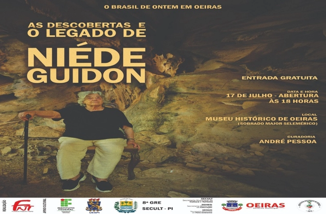 Exposição sobre Niéde Guidon chega a Oeiras com documentário e lançamento de livro