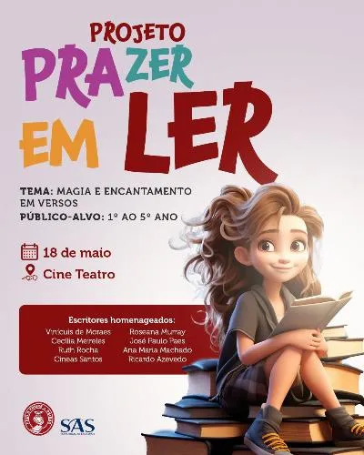Projeto “Prazer em Ler” da Sociedade Educacional Paulo Freire desperta o interesse das crianças pela leitura