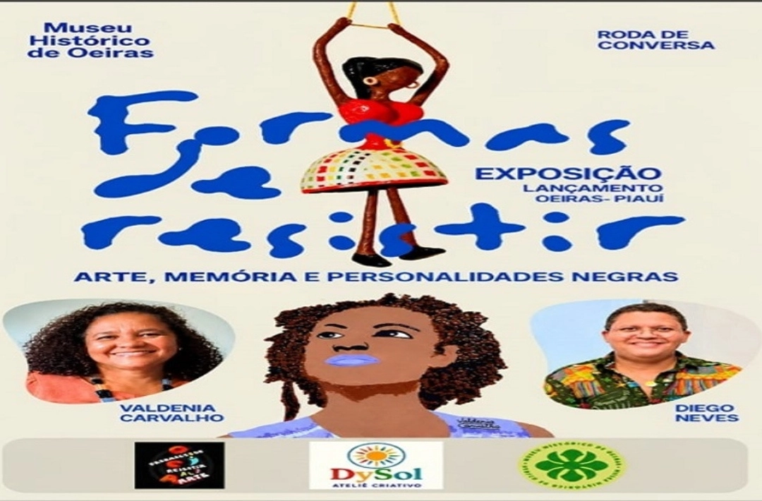 Exposição no Museu Histórico de Oeiras reúne pinturas de Valdenia Carvalho e bonecas artesanais de Diego Neves