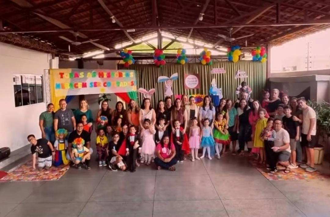 Sociedade Educacional Paulo Freire realiza Primeira Ciranda de Histórias de 2026 com alunos da Educação Infantil