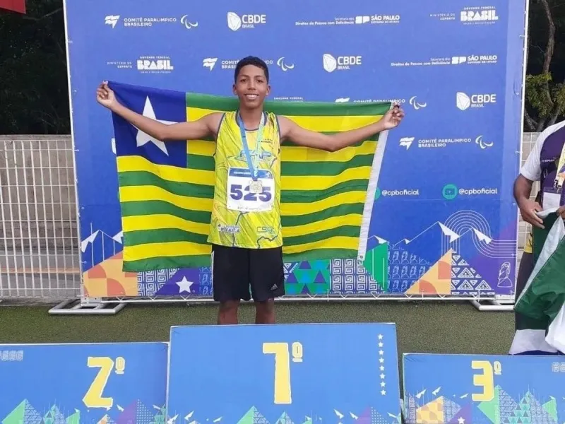 Piauí conquista medalha de ouro na primeira participação da história nas Paralimpíadas Escolares