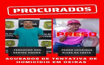 Após divulgação de imagem, acusado de tentativa de homicídio se apresenta à polícia de Oeiras