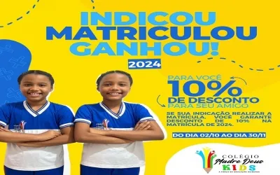 Colégio Madre Deus Kids abre matrículas para 2024 com benefícios especiais