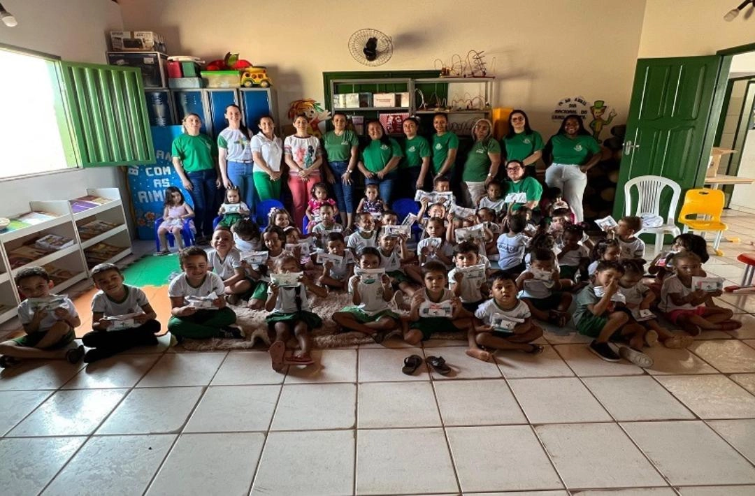Projeto leva cuidados com a saúde bucal às escolas de São Miguel do Fidalgo