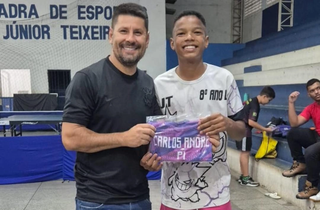 JS Construções patrocina uniformes dos atletas de Oeiras na 3ª etapa do Circuito Piauiense de Tênis de Mesa