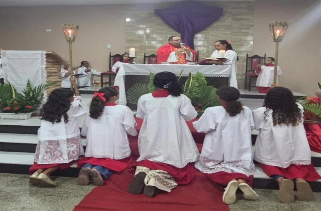 Domingo de Ramos marca abertura da Semana Santa na Paróquia de Santo Antônio em Colônia do Piauí