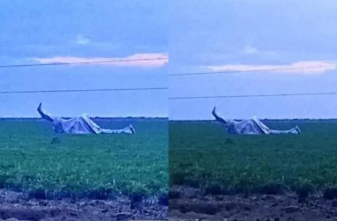 Avião agrícola colide com rede de alta tensão durante decolagem no Sul do Piauí