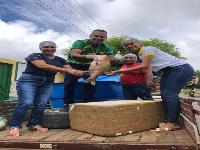 Prefeitura de São Miguel do Fidalgo realiza entrega de peixes à população na Semana Santa
