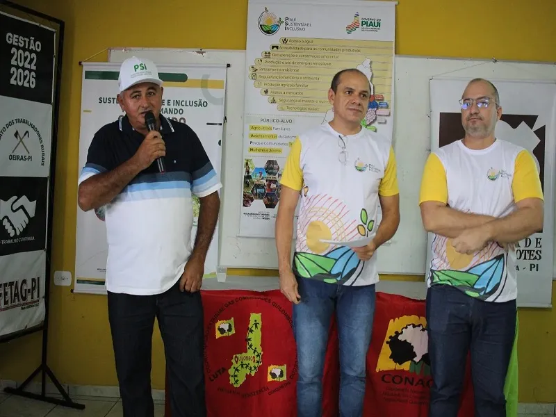 Projeto Piauí Sustentável e Inclusivo é lançado no Sindicato dos Trabalhadores Rurais de Oeiras
