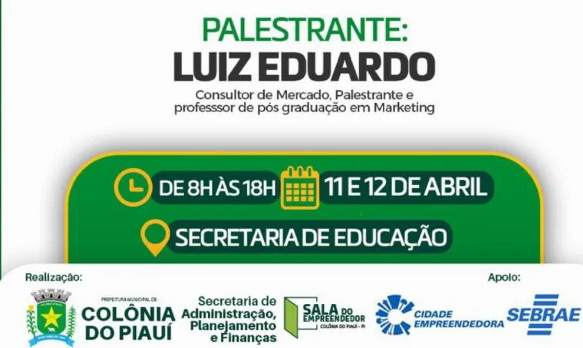 Workshop em Colônia do Piauí visa fortalecer gestão pública municipal e desenvolvimento local